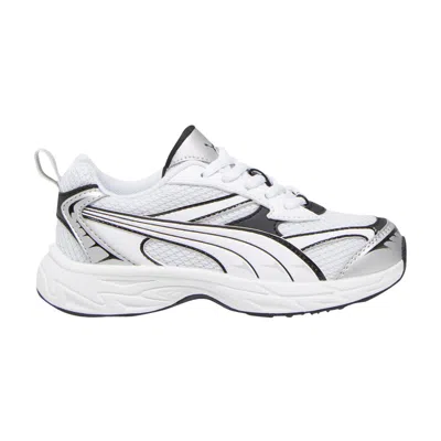 Pre-owned Puma Morphic Basic Little Kid 'feather Grey Black' | Kid's Size 1