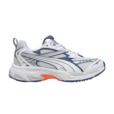 Pre-owned Puma Morphic Big Kid 'feather Grey Inky Blue' | Kid's Size 5