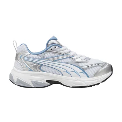 Pre-owned Puma Morphic Big Kid 'silver Zen Blue' | Kid's Size 7