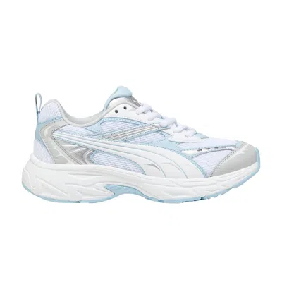 Pre-owned Puma Morphic Big Kid 'white Light Blue' | Kid's Size 5
