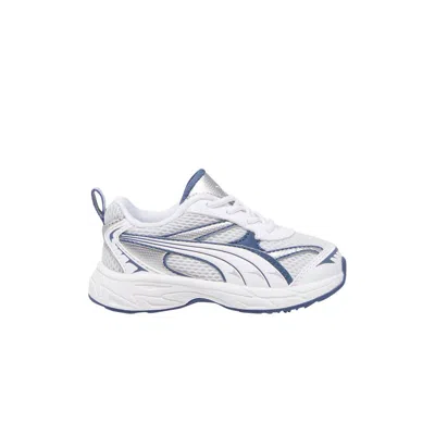 Pre-owned Puma Morphic Toddler 'feather Grey Inky Blue' | Infant Size 7