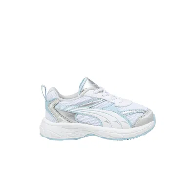 Pre-owned Puma Morphic Toddler 'white Ash Grey' | Infant Size 10
