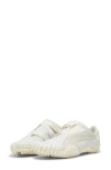 Puma 'mostro' White Sneakers With Logo Patch On The Tongue And Studded Sole In Vapor Gray-frosted Ivory