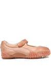 Puma ‘mostro' Pink Flats With Tread Sole And Logo On The Back