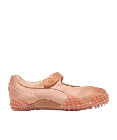 Puma Mostro Fey Satin Slip-on Sneakers In Pink