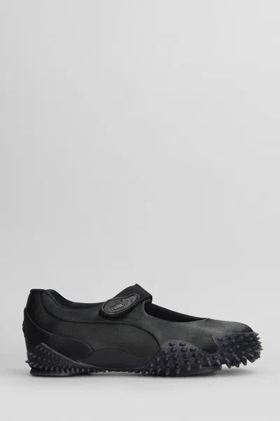 Puma Mostro Fey Satin Ballerina Flats In Black