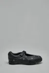 Puma Mostro Fey Ballet Flats With Silver Detail In Black