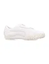 Puma 'mostro' White Sneakers With Logo Patch On The Tongue And Studded Sole In Frosted Ivory