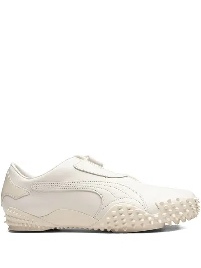 PUMA MOSTRO LEATHER STUDDED LOW-TOP SNEAKERS