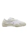 Puma ‘mostro' White Low Top Sneaker With Logo On Heel And Mesh Inserts In Neutral