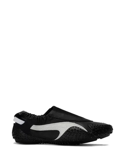 Puma Mostro Move Ruffle Sneakers In Black