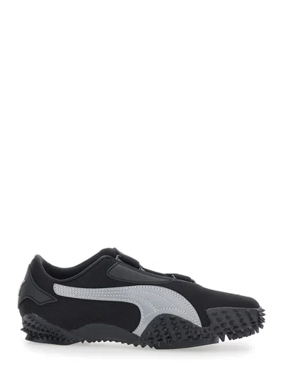 Puma 'mostro Og' Black Low-top Sneakers With Logo On Heel In Fabric Unisex