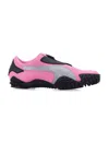 Puma Sneakers Featuring Textured Sole And Contrast Panels In Pink