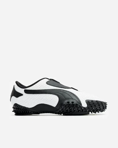 PUMA PUMA MOSTRO PERFORATED LEATHER | WHITE SNEAKERS