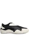 Puma Black & Gray Mostro Mesh Sneakers In Black