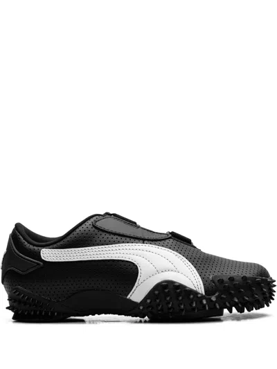 Puma Womens Black Silver Mostro Og Woven Low-top Trainers