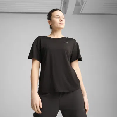 Puma Move Cloudspun Women's Loose Fit T-shirt In Black