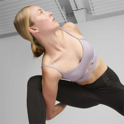 Puma Move Ultrabare Sculpting Bra In Pale Plum