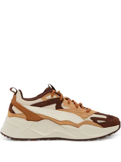 Puma Multi-layered Panelled Trainers In Neutral