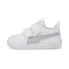 Puma Multiflex Glitz Toddlers' Sneakers In White- Silver