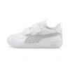 Puma Multiflex Glitz Formstrip Little Kids' Sneakers In White- Silver