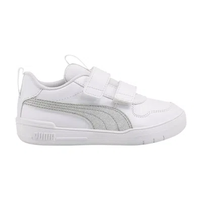 Pre-owned Puma Multiflex Little Kid 'glitz Formstrip' | White | Kid's Size 1.5