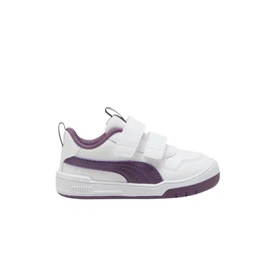 Pre-owned Puma Multiflex Sl V Infant 'white Crushed Berry' | Infant Size 6