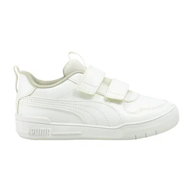 Pre-owned Puma Multiflex Sl V Little Kid 'triple White' | Kid's Size 13