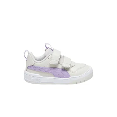 Pre-owned Puma Multiflex Sl V Toddler 'sedate Grey Vivid Violet' | Infant Size 4