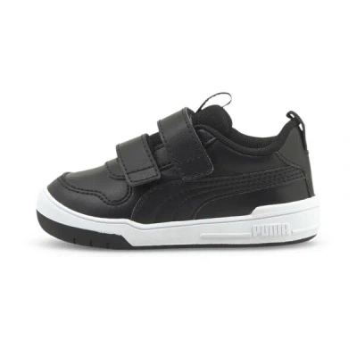 Puma Babies' Multiflex Sl V Toddlers' Shoes In Black- White