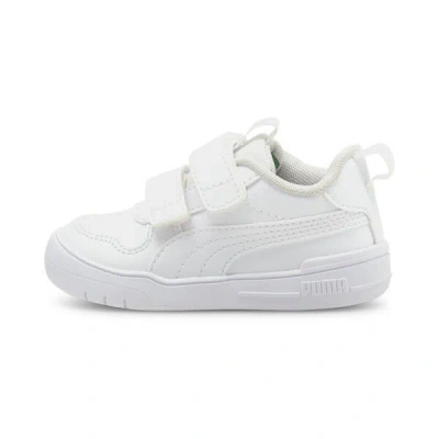 Puma Babies' Multiflex Sl V Toddlers' Shoes In White- White