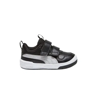 Pre-owned Puma Multiflex Toddler 'glitz Formstrip - Black Silver' | Infant Size 9