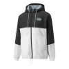 Puma Mvp Windbreaker Drawstring Hooded Woven Jacket Black In Multi