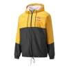 Puma Mvp Windbreaker Drawstring Hooded Woven Jacket Yellow