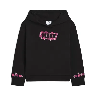 Puma Nature Pack Little Kids' Hoodie In Black