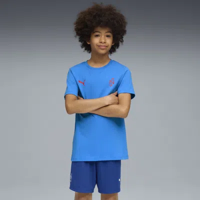Puma Kids' Neymar Jr Playmaker Football T-shirt Youth In Blue