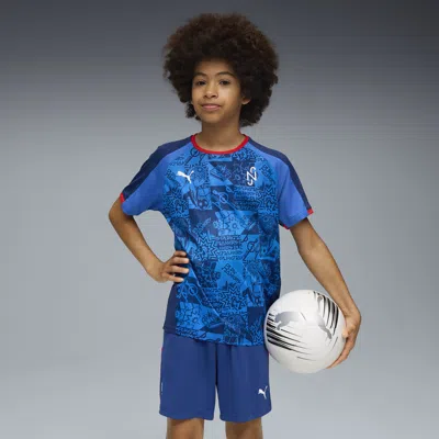 Puma Kids' Neymarjr Playmaker Football Jersey Youth In Blue