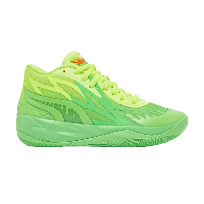 Pre-owned Puma Nickelodeon X Mb.02 Jr 'slime' In Green