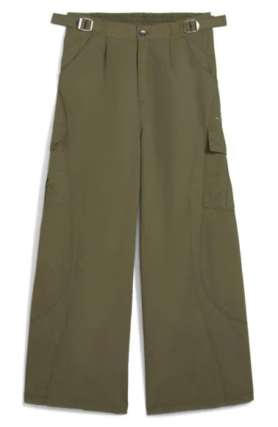 Puma Nine To Five Cordura Pants In Green