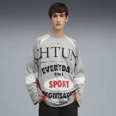 Puma Nine To Five Ls Jersey Unisex In Gray