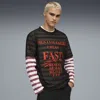 Puma Nine To Five Mesh Top Unisex In Black