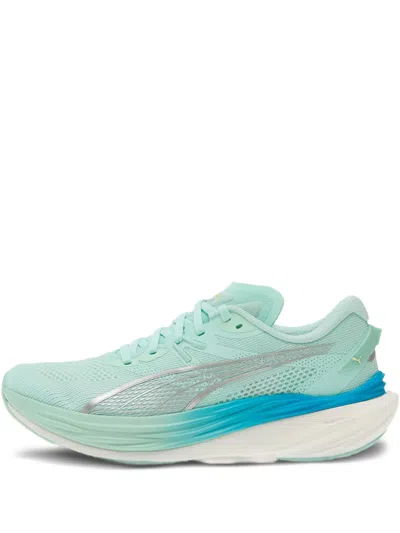 Puma Nitro 3 Pwrplate Lace-up Sneakers In Green