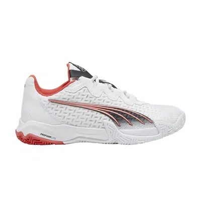Pre-owned Puma Nova Elite 'white Active Red'