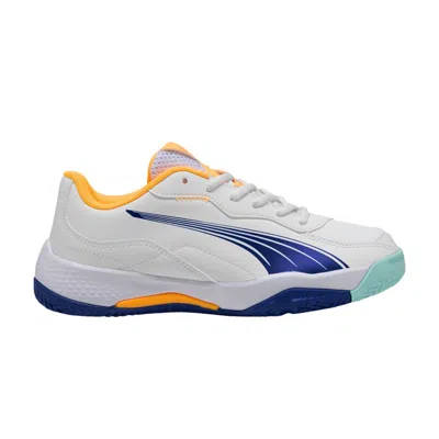 Pre-owned Puma Nova Smash Big Kid 'white Vivid Blue' | Kid's Size 12