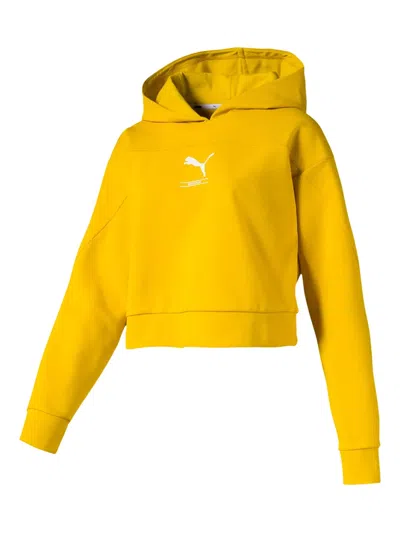 Puma Nu-tility Hooded Top In Yellow