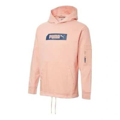 Puma Nu-tility Logo Hoodie 'pink'