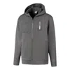 Puma Nu-tility Logo Jacket 'grey' In Gray