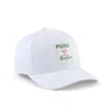 Puma Nyc Flagship Lafayette Stretch Fit Cap In White