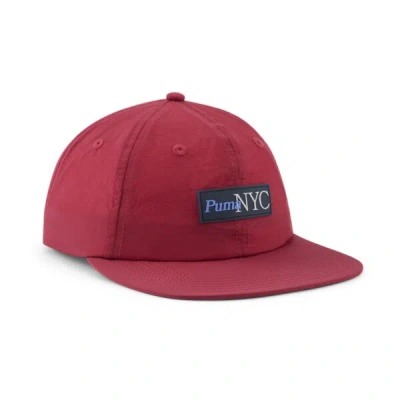 Puma Nyc Haul Cap In Maroon