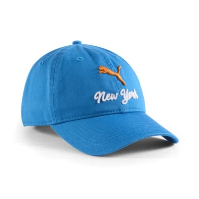 Puma Nyc Jumpcat Cap In Medium Blue